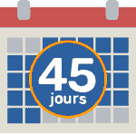 logo paiement différé en 45 jours fin de mois